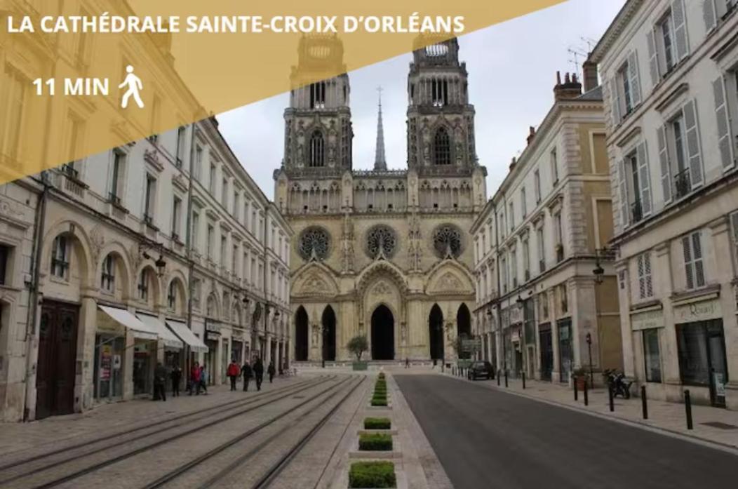 Apartament Chaleureux Studio * Neuf * Hypercentre * Wifi * Orlean Zewnętrze zdjęcie