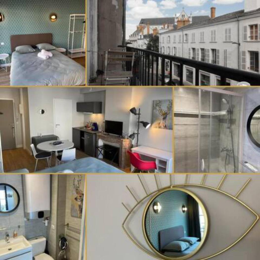 Apartament Chaleureux Studio * Neuf * Hypercentre * Wifi * Orlean Zewnętrze zdjęcie